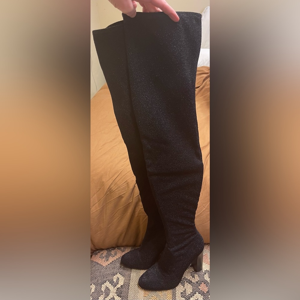 Steve Madden thigh high black boots